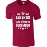 Legends Are Born In December