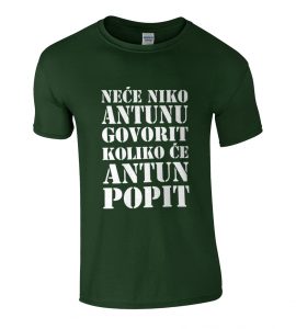 Neće Niko Antunu Govorit Koliko Će Antun Popit