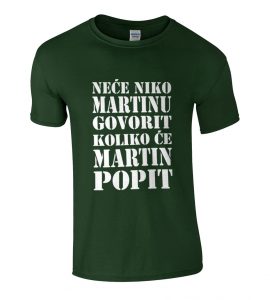 Neće Niko Martinu Govorit Koliko Će Martin Popit