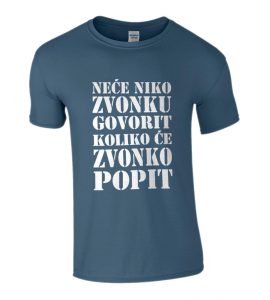 Neće Niko Zvonku Govorit Koliko Će Zvonko Popit