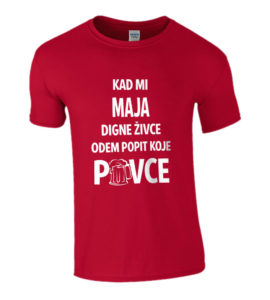 Kad Mi Maja Digne Živce Odem Popit Koje Pivce