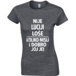 Nije Luciji Loše | Koliko Misli I Dobro Joj Je
