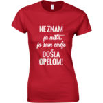 Ne Znam Ja Ništa, Ja Sam Ovdje Došla Opelom