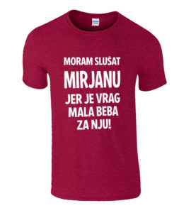 Moram Slušat Mirjanu Jer Vrag Je Mala Beba Za Nju