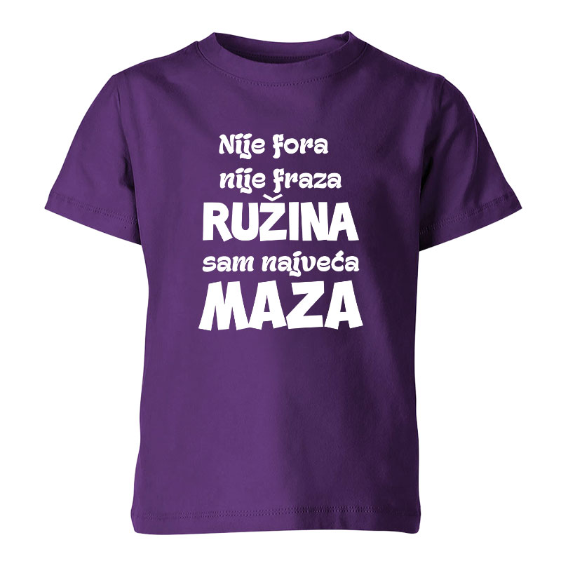 nije fora nije fraza najveca sam maza dj ruza (7) Nije Fora Nije Fraza Ružina Sam Najveća Maza - Slika 1