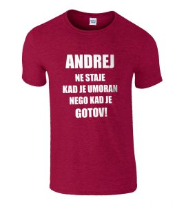 Andrej Ne Staje Kad Je Umoran, Nego Kad Je Gotov