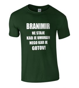 Branimir Ne Staje Kad Je Umoran, Nego Kad Je Gotov