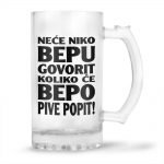 Neće Niko Bepu Govorit Koliko Će Bepo Pive Popit