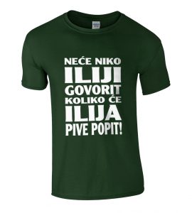 Neće Niko Iliji Govorit Koliko Će Ilija Pive Popit