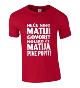 Neće Niko Matiji Govorit Koliko Će Matija Pive Popit