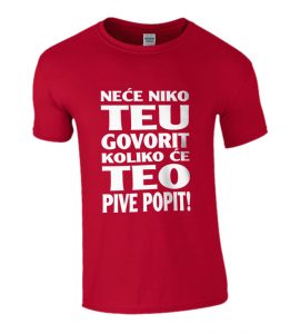 Neće Niko Teu Govorit Koliko Će Teo Pive Popit
