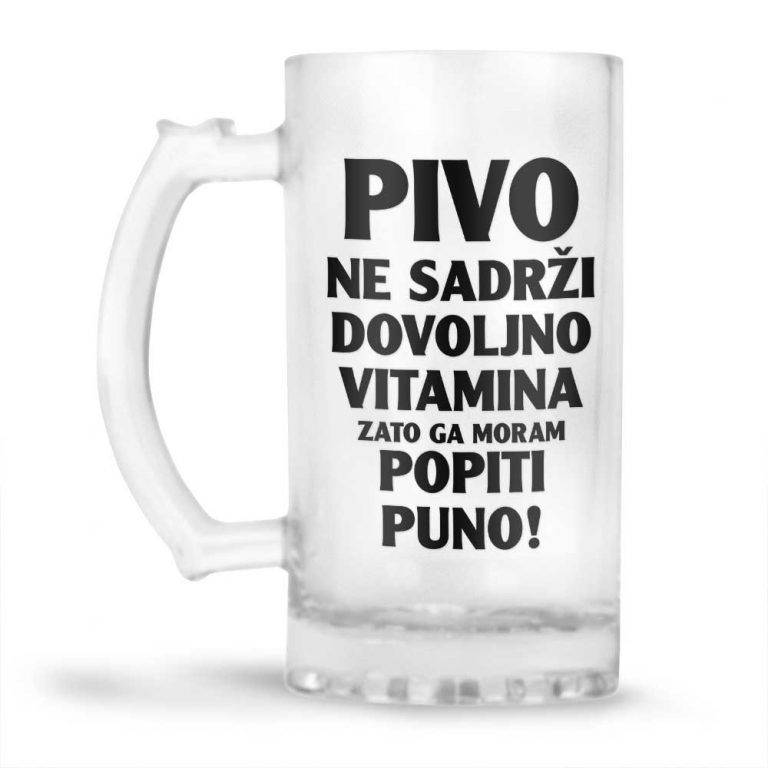 Pivo Ne Sadrži Puno Vitamina Zato Ga Moram Popiti Puno - Slika 2