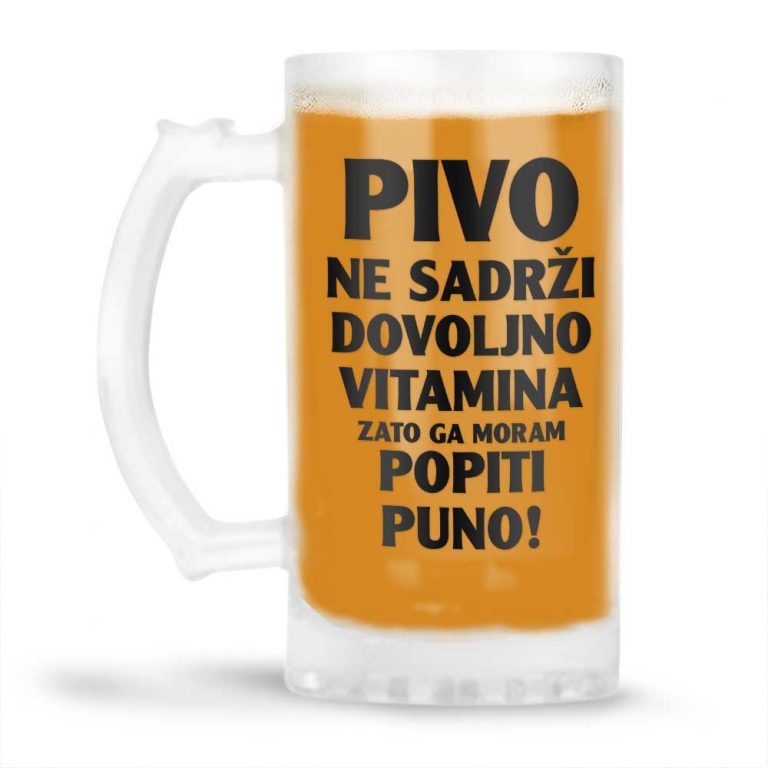 Pivo Ne Sadrži Puno Vitamina Zato Ga Moram Popiti Puno - Slika 4
