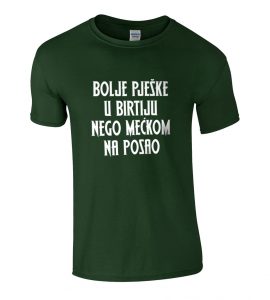 Bolje Pješke U Birtiju Nego Mečkom Na Posao