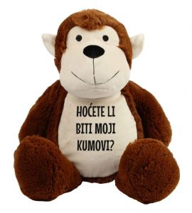 Hoćete Li Biti Moji Kumovi  | Majmun - 50 cm