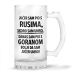 Jučer Sam Pio S Rusima, Skoro Sam Umro. Danas Sam Pio S Goranom, Bolje Da Sam Jučer Umro!