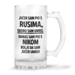 Jučer Sam Pio S Rusima, Skoro Sam Umro. Danas Sam Pio S Nikom, Bolje Da Sam Jučer Umro!