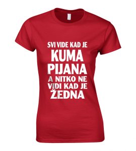Svi Vide Kad Je Kuma Pijana A Nitko Ne Vidi Kad Je Žedna