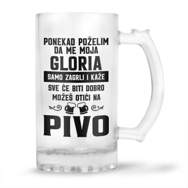 Ponekad Poželim Da Me Moja Gloria Samo Zagrli I Kaže Sve Će Biti Dobro Možeš Otići Na Pivo