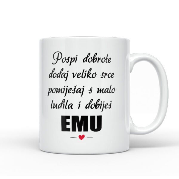 Pospi Dobrote Dodaj Veliko Srce I Pomiješaj S Malo Ludila I Dobiješ Emu