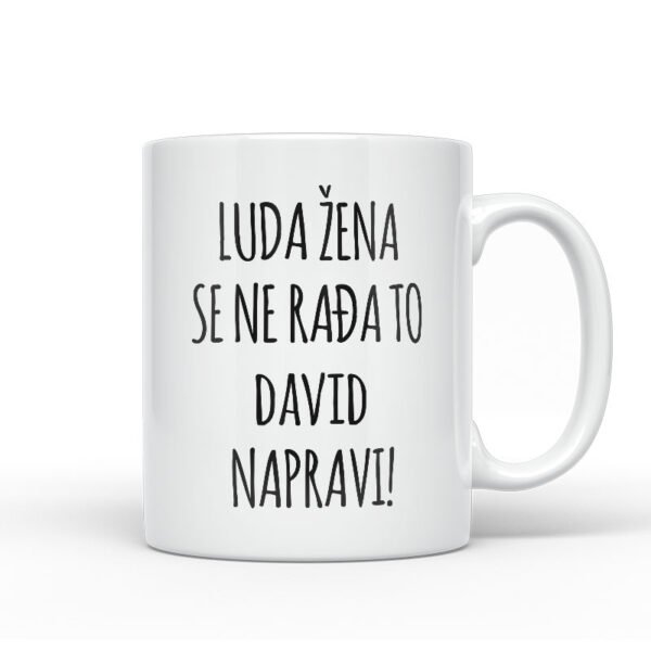 Luda Žena Se Ne Rađa, To David Napravi