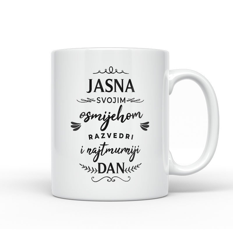 Jasna Svojim Osmijehom Razvedri I Najtmurniji Dan