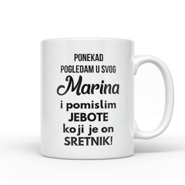 Ponekad Pogledam U Svog Marina I Pomislim Koji Je On Sretnik