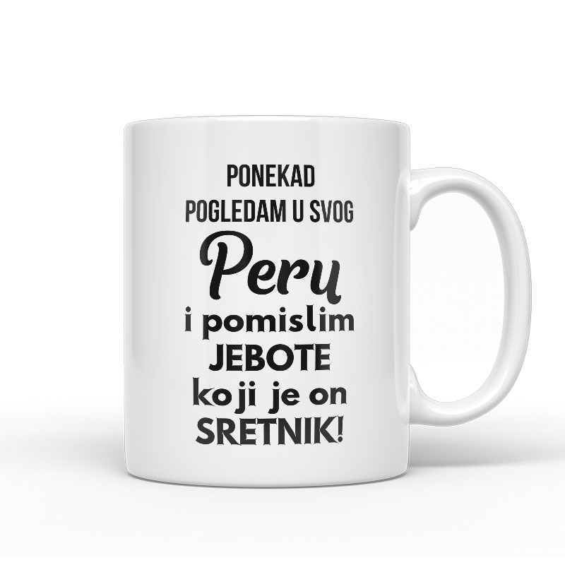 Ponekad Pogledam U Svog Peru I Pomislim Koji Je On Sretnik