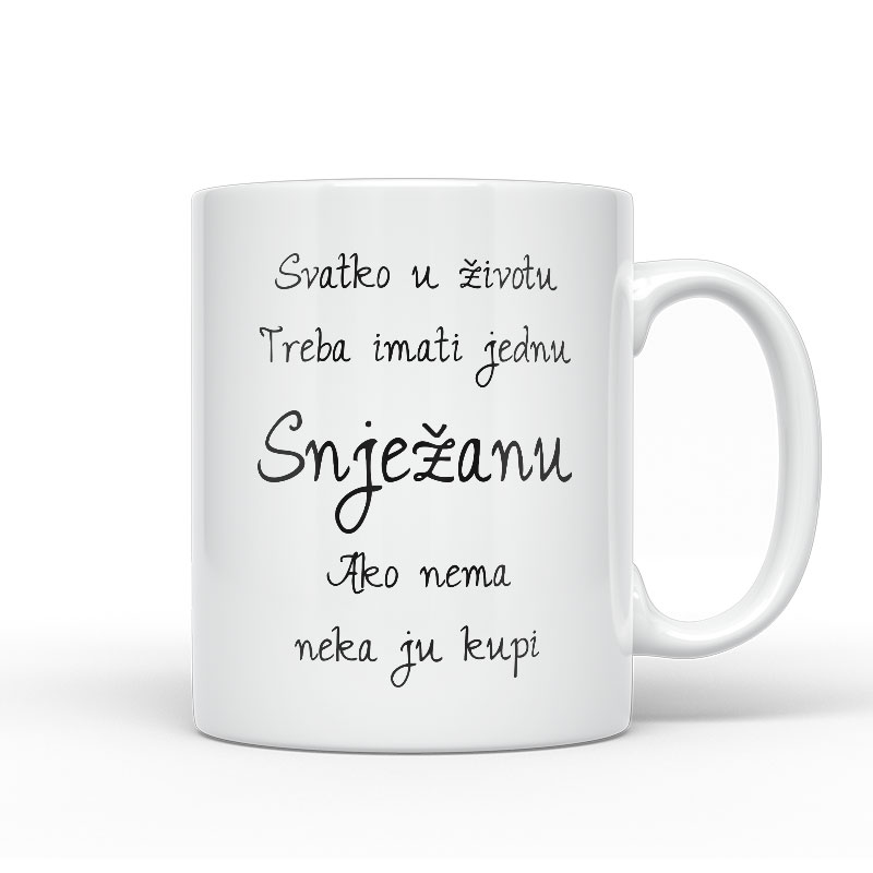 Svatko U Životu Treba Imati Jednu Snježanu | Ako Nema Neka Ju Kupi