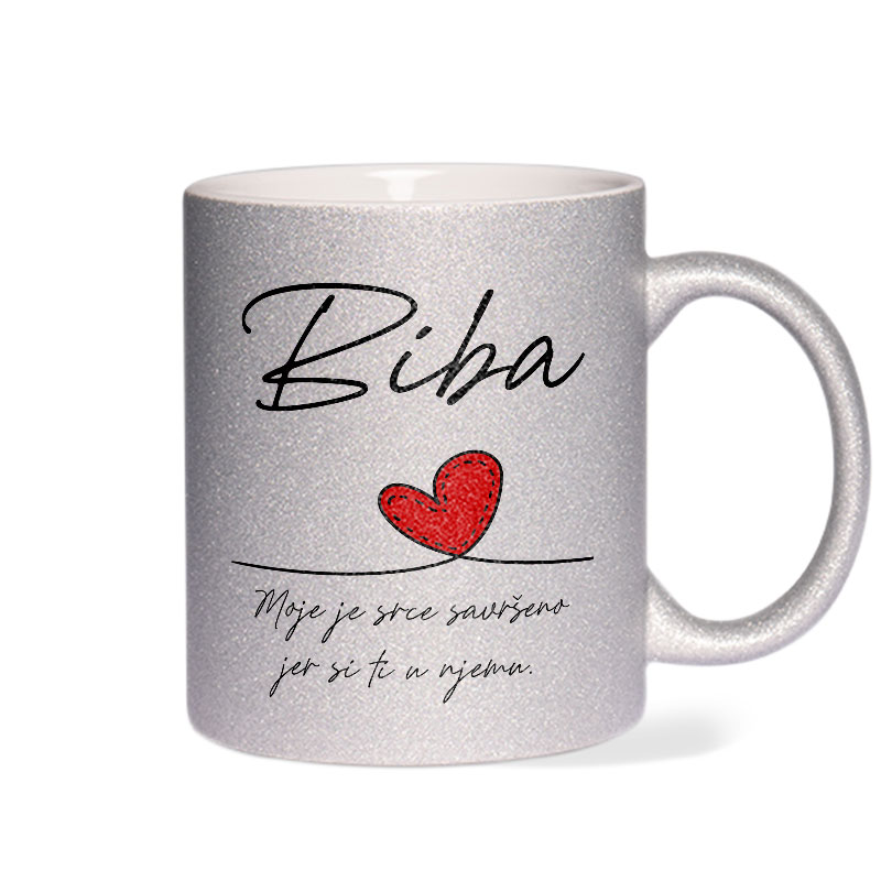biba moje srce savrseno salica glitter (4) Biba | Moje Je Srce Savršeno Jer Si Ti U Njemu - Slika 1