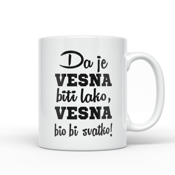 Da Je Vesna Biti Lako, Vesna Bio Bi Svatko