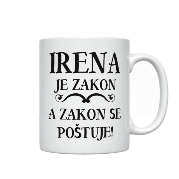 Irena Je Zakon A Zakon Se Poštuje
