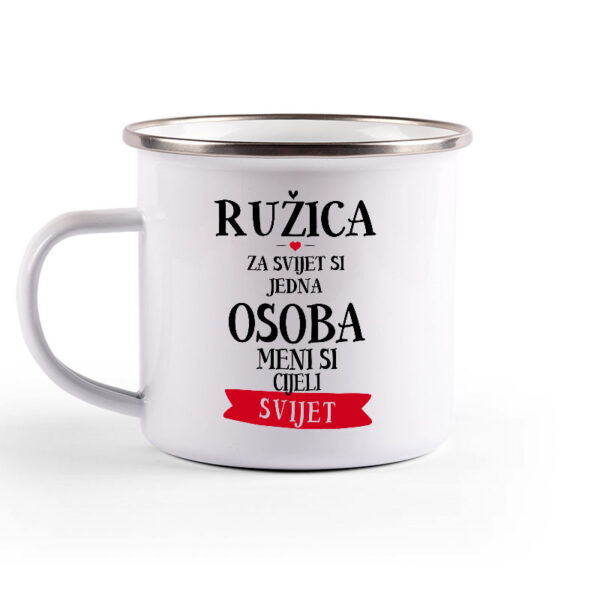 Ružica Za Svijet Si Jedna Osoba Meni Si Cijeli Svijet - Slika 2