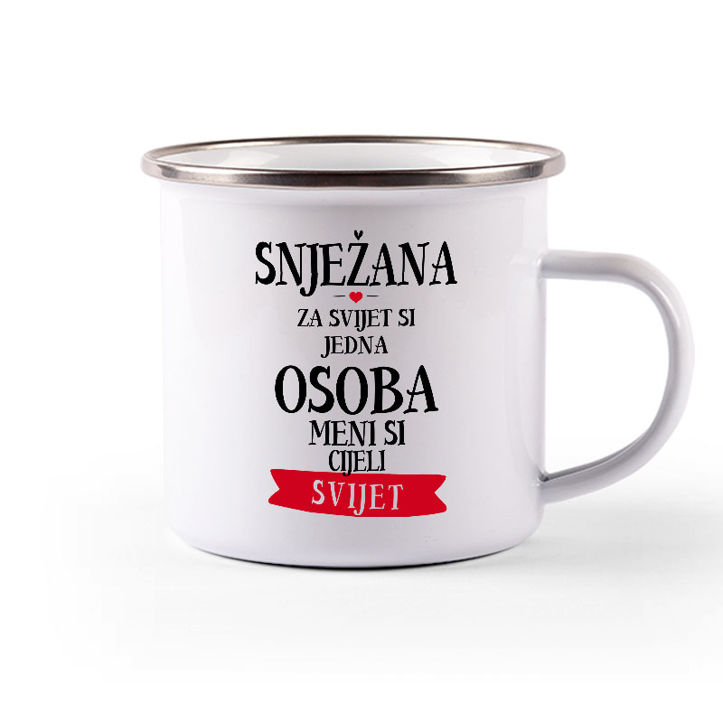 Snježana Za Svijet Si Jedna Osoba Meni Si Cijeli Svijet