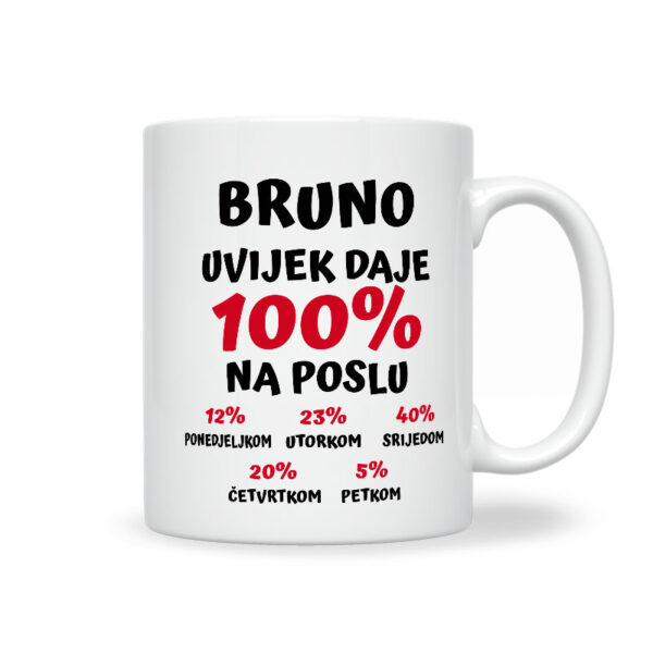 Bruno Uvijek Daje 100% Na Poslu