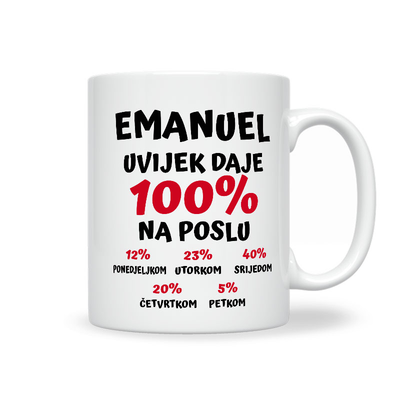 Emanuel Uvijek Daje 100% Na Poslu