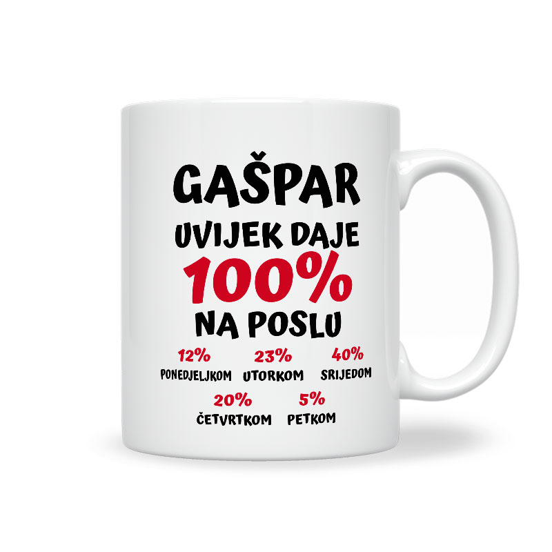 Gašpar Uvijek Daje 100% Na Poslu
