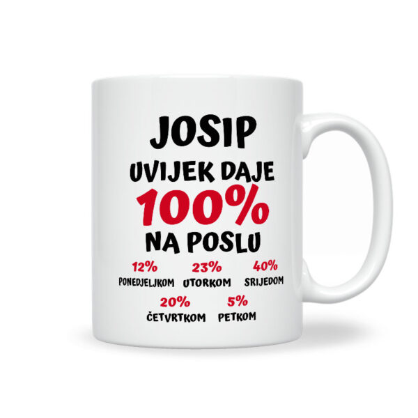 Josip Uvijek Daje 100% Na Poslu