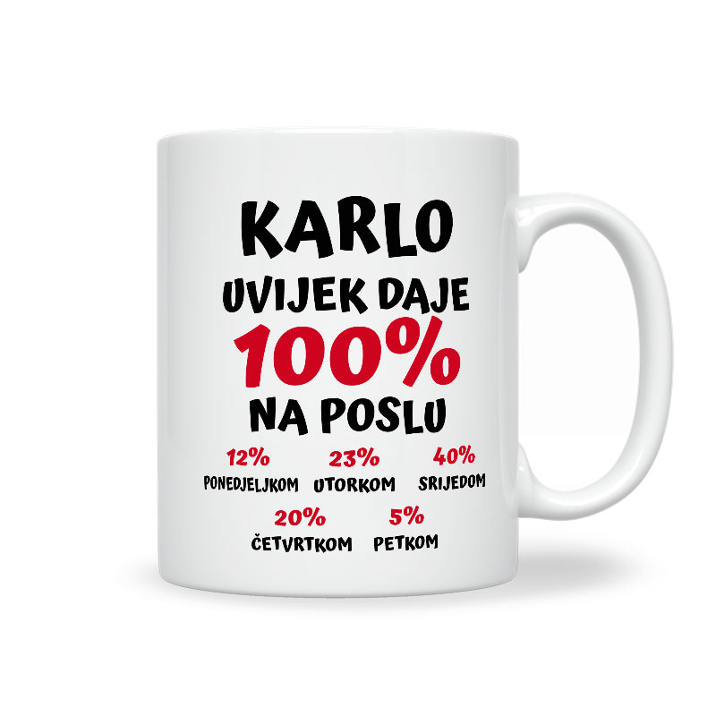 Karlo Uvijek Daje 100% Na Poslu