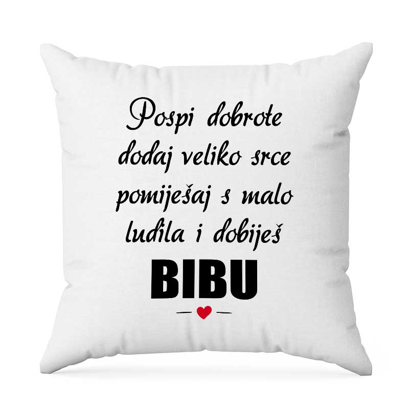Pospi Dobrote Dodaj Veliko Srce Pomiješaj S Malo Ludila I Dobiješ Bibu