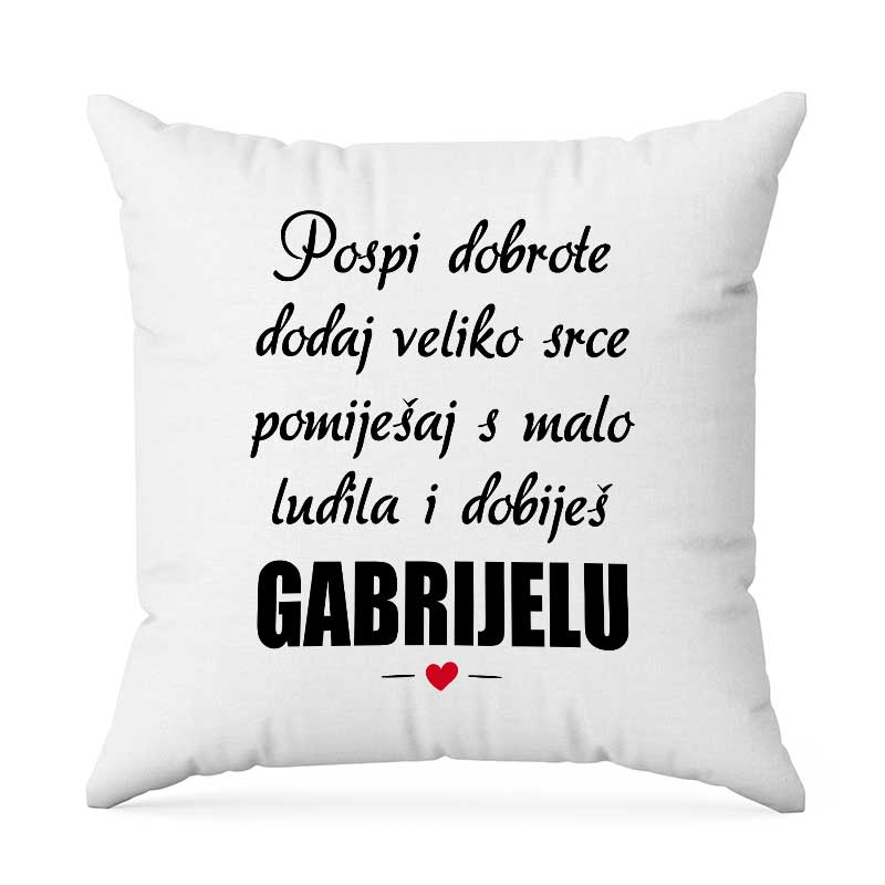 Pospi Dobrote Dodaj Veliko Srce Pomiješaj S Malo Ludila I Dobiješ Gabrijelu