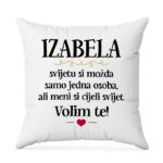 Izabela, Svijetu Si Možda Samo Jedna Osoba, Ali Meni Si Cijeli Svijet. Volim Te!