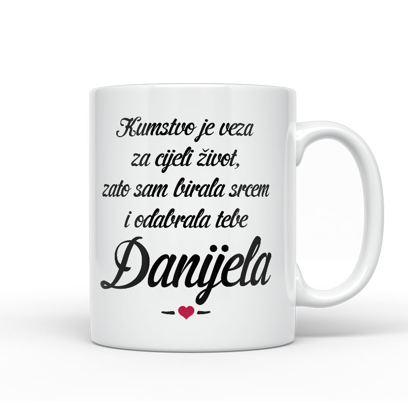 Kumstvo Je Veza Za Cijeli Život, Zato Sam Birala Srcem I Odabrala Tebe Danijela