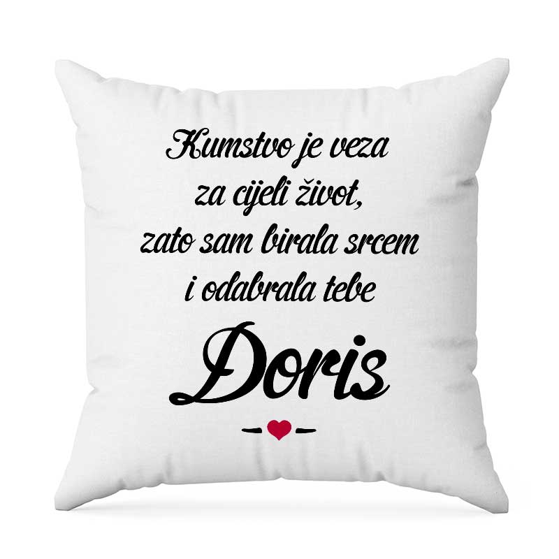 Kumstvo Je Veza Za Cijeli Život, Zato Sam Birala Srcem I Odabrala Tebe Doris