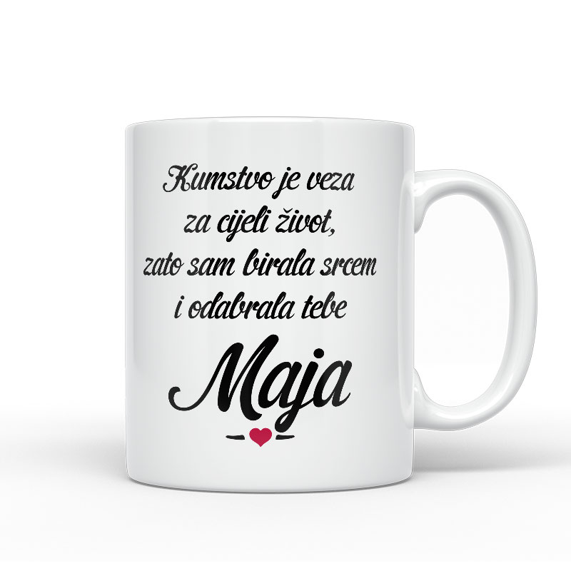 Kumstvo Je Veza Za Cijeli Život, Zato Sam Birala Srcem I Odabrala Tebe Maja