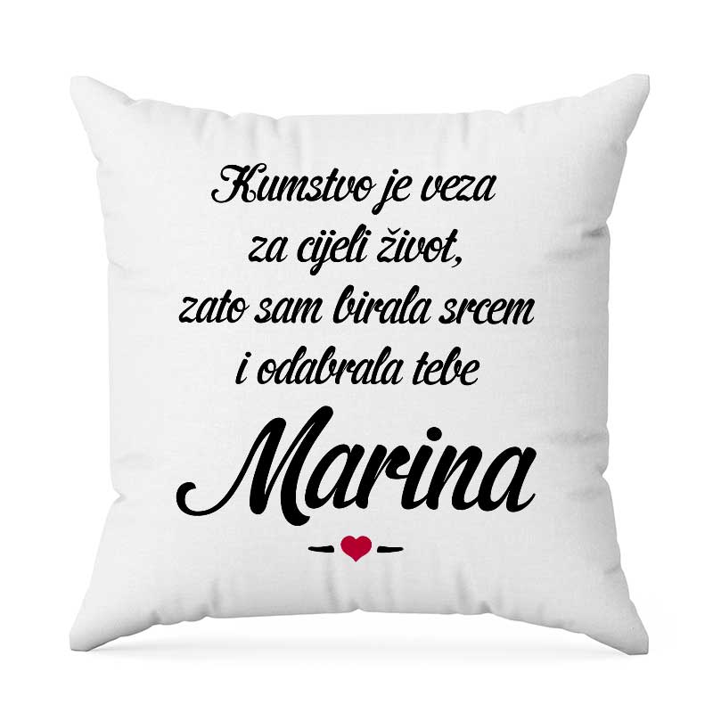 Kumstvo Je Veza Za Cijeli Život, Zato Sam Birala Srcem I Odabrala Tebe Marina