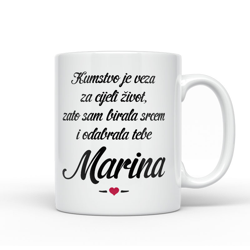 Kumstvo Je Veza Za Cijeli Život, Zato Sam Birala Srcem I Odabrala Tebe Marina