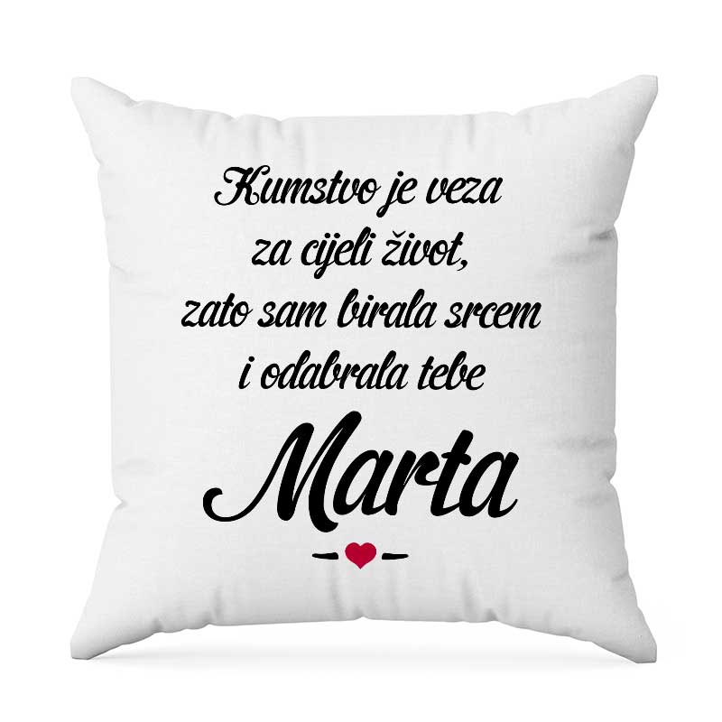 Kumstvo Je Veza Za Cijeli Život, Zato Sam Birala Srcem I Odabrala Tebe Marta