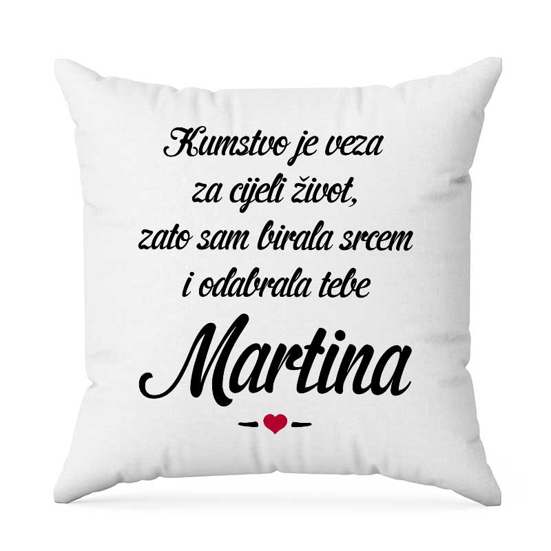 Kumstvo Je Veza Za Cijeli Život, Zato Sam Birala Srcem I Odabrala Tebe Martina