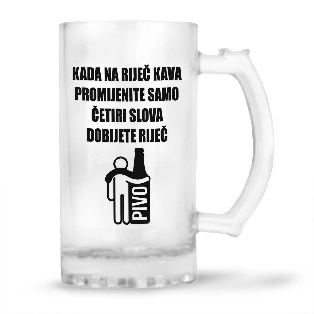 Kad Na Riječ Kava Promijenite Samo Četiri Slova Dobijete Riječ Pivo